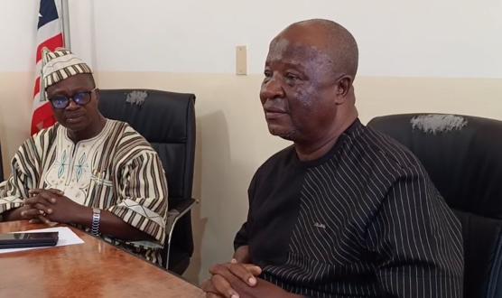 Minister F. Sakila Nyumalin Sr. Hosts Press Conference at Ministry of Internal Affairs